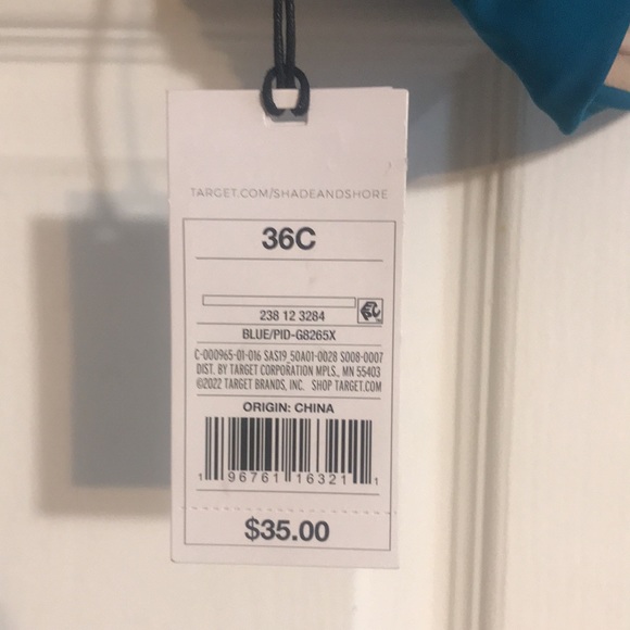 NWT Shade & Shore Ruffled Swim Top - Picture 13 of 13